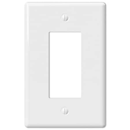 Amerelle Amerelle Metro White 1 gang Ceramic Decorator Wall Plate 1 pk 3000RW
